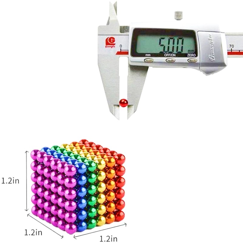 5mm colorful magnetic balls