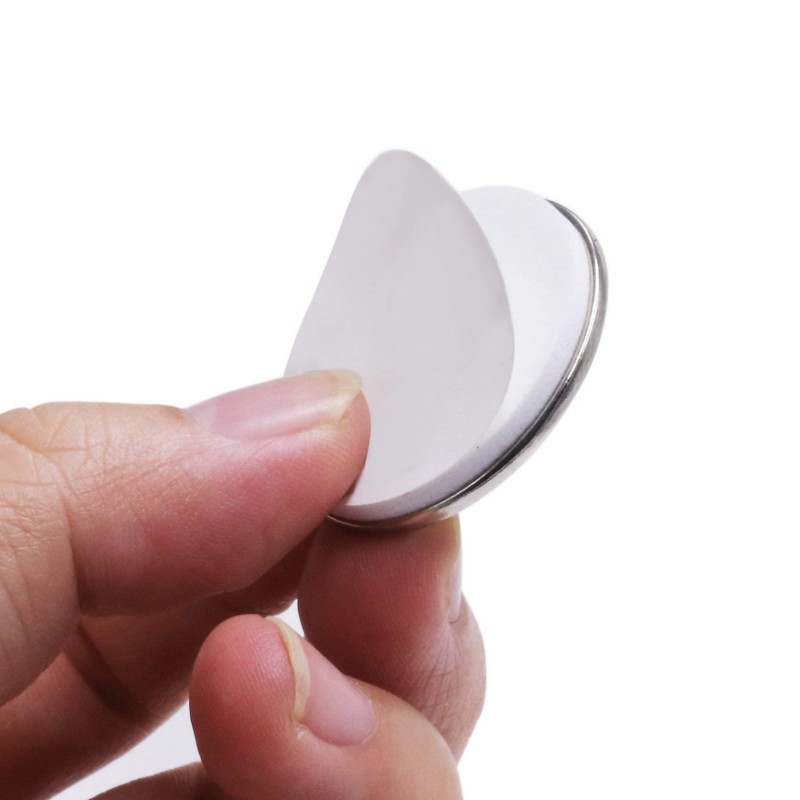 round magnets with adhesive backing