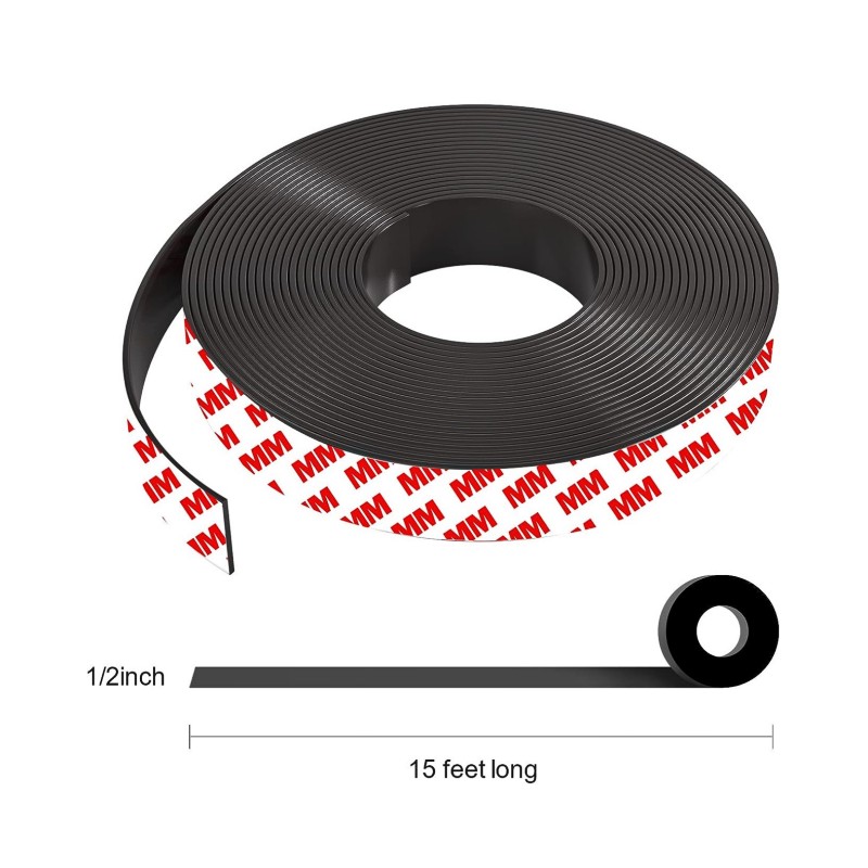 long rubber magnetic tape strip
