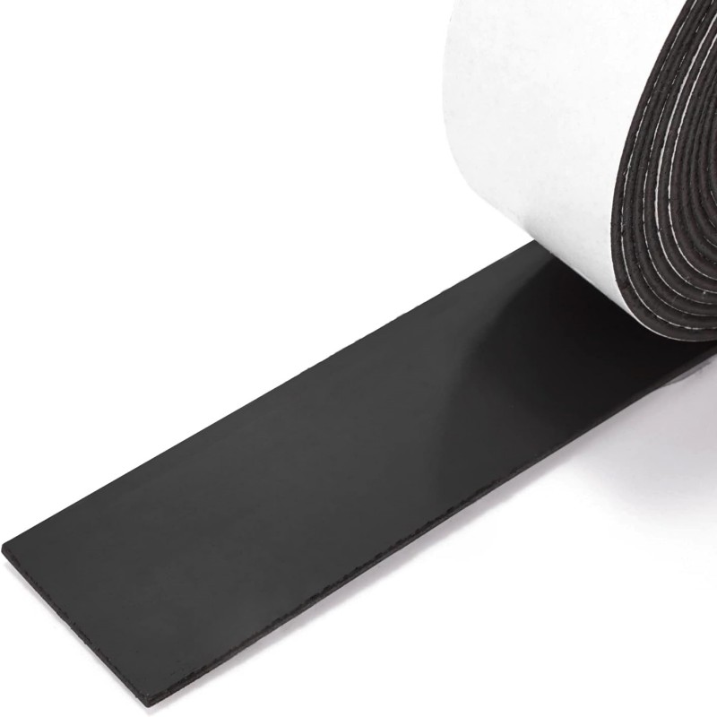 rubber magnet strips roll with back sticky