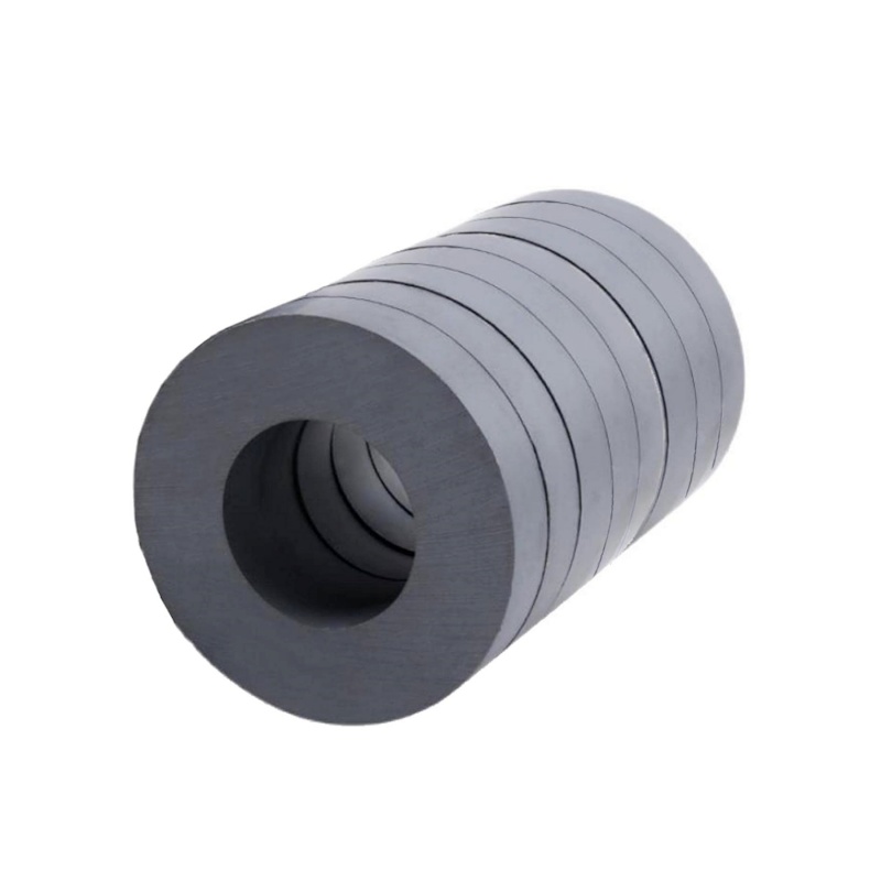 Industrial Heavy Duty Round Ceramic Disc Magnets With Hole