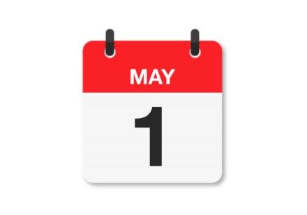 Bekanntmachung über Feiertage zum 1. Mai