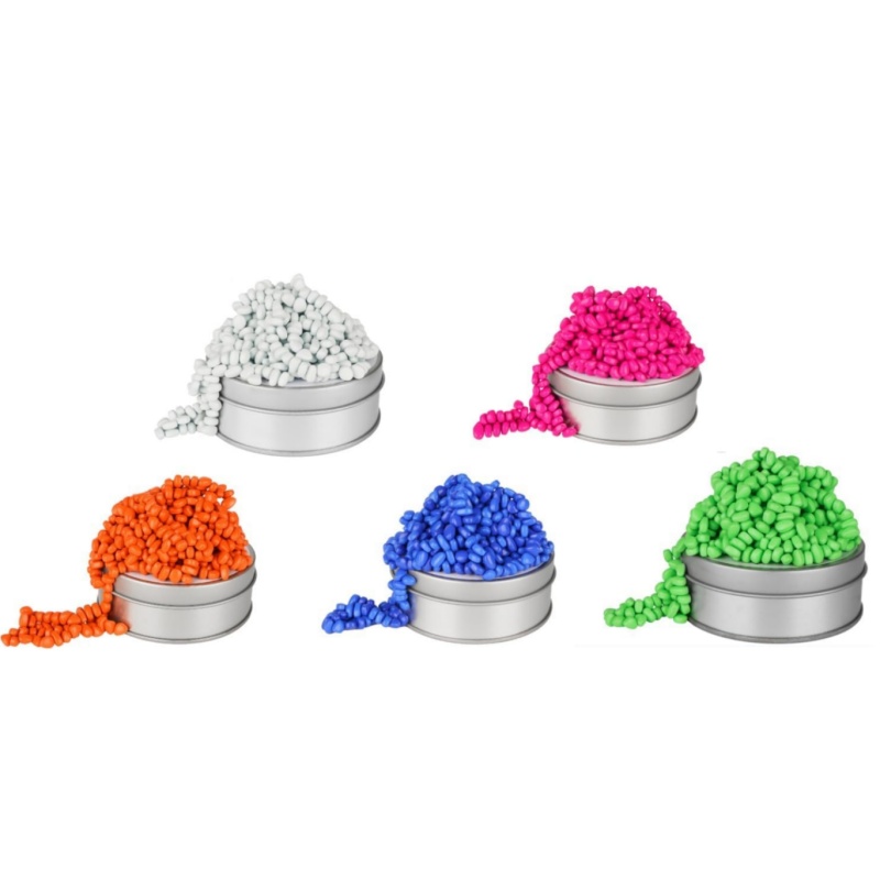 colorful magnetic ferrite putty rocks