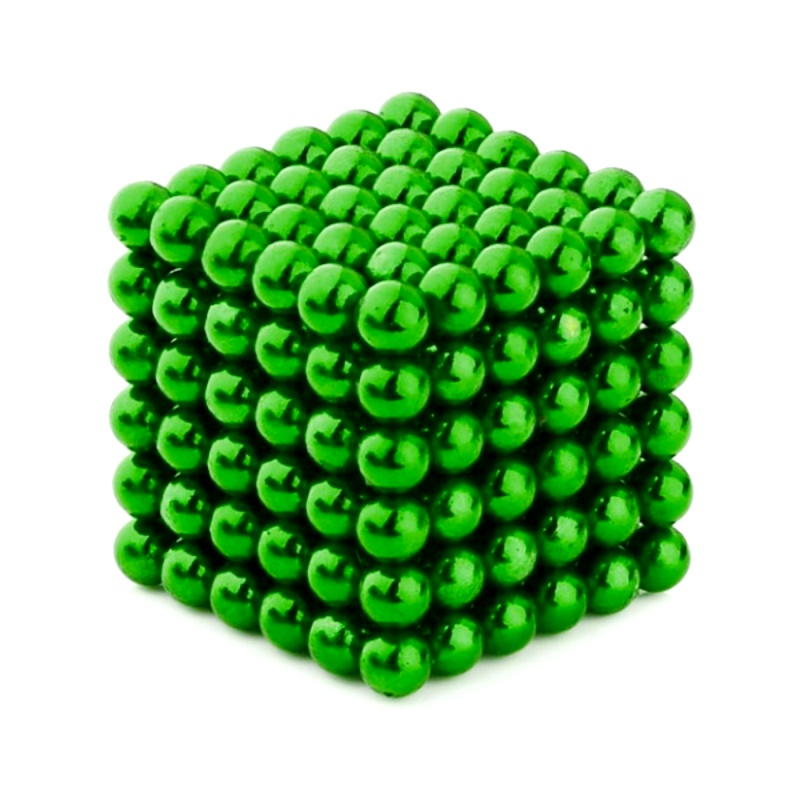 Fidget Toy Stress Reliever Green Magnetic Balls Set Supplier