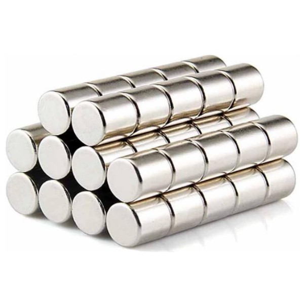 Customized Nickel Coated Cylinder Neodymium Magnets