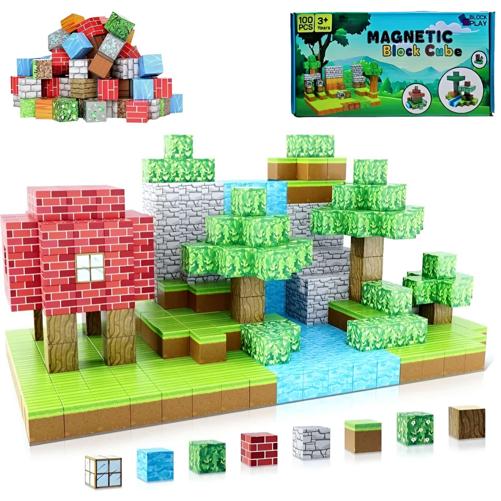 Magnetic Building Cubes Toys Set