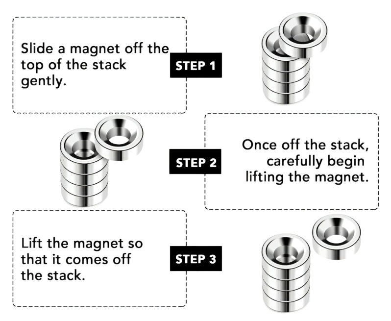 nickel coating disc countersunk magnet