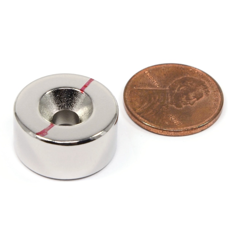 rare earth countersunk magnets with holes