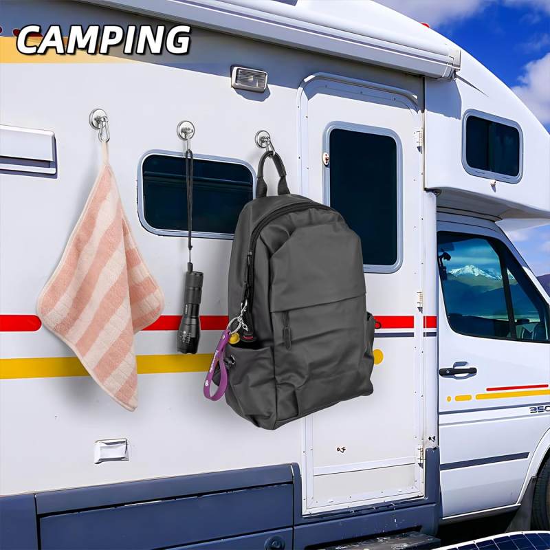 magnetic hook for camping gear