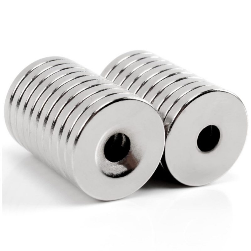 nickel coated countersunk magnets