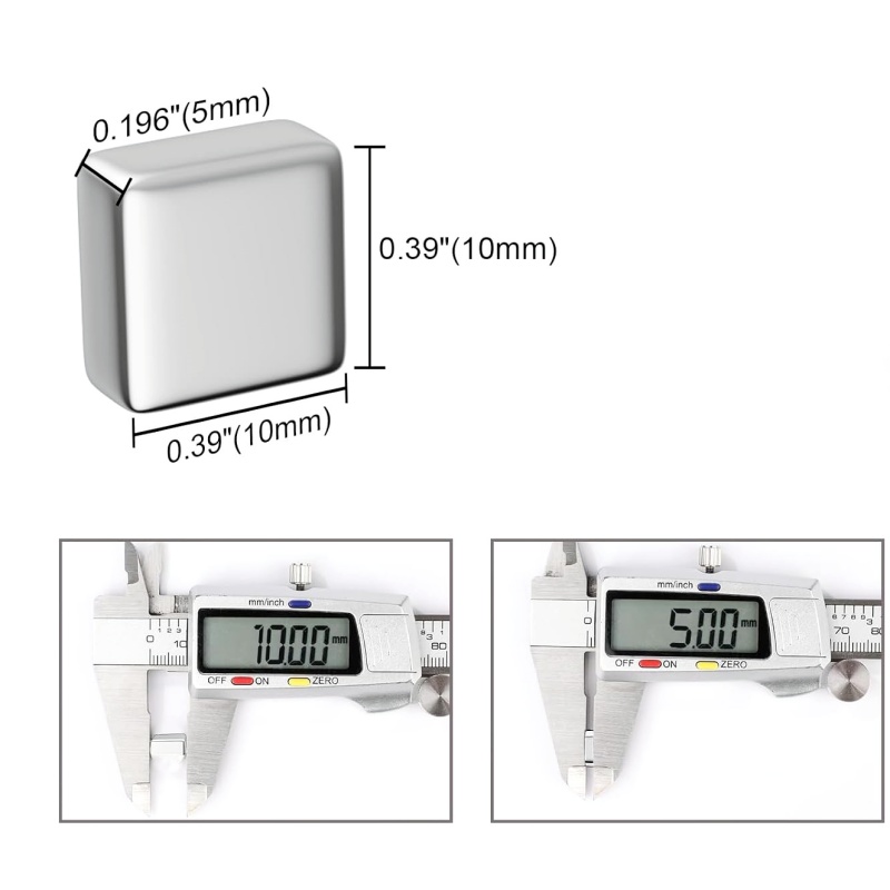 10x10x5mm block neodymium magnets