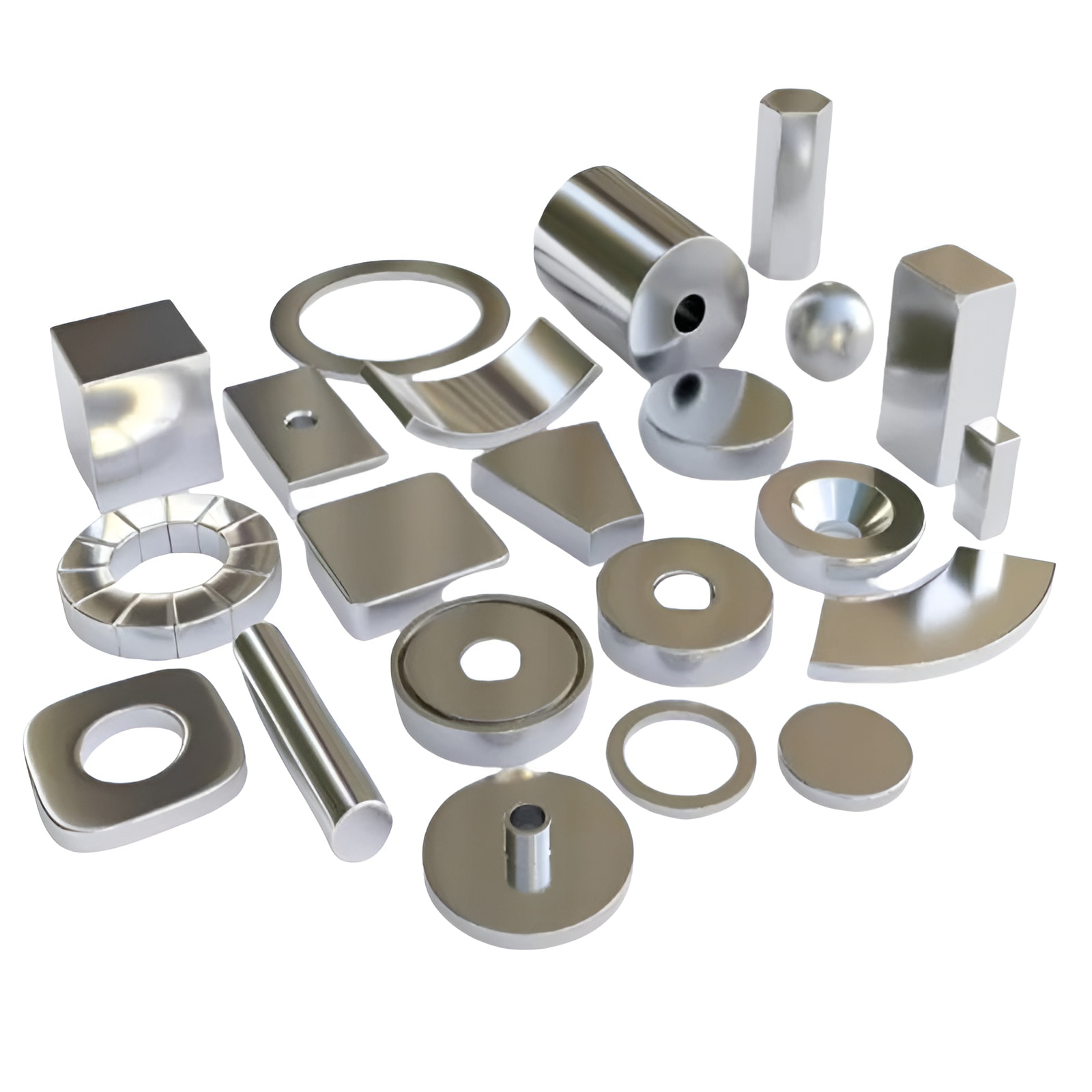 different shape and size neodymium magnets