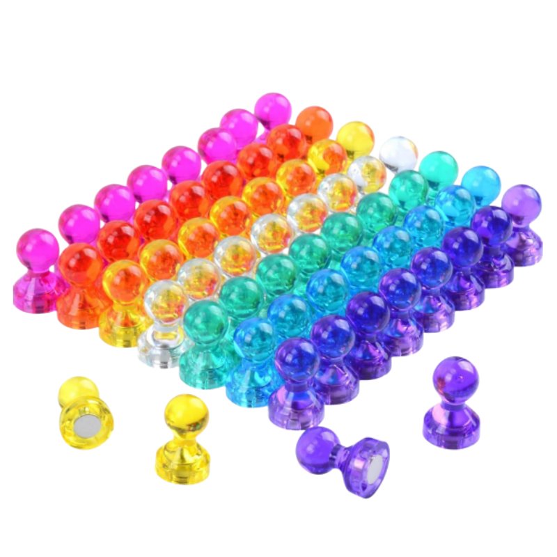 Colorful Strong Magnetic Push Pin Magnets For Whiteboard