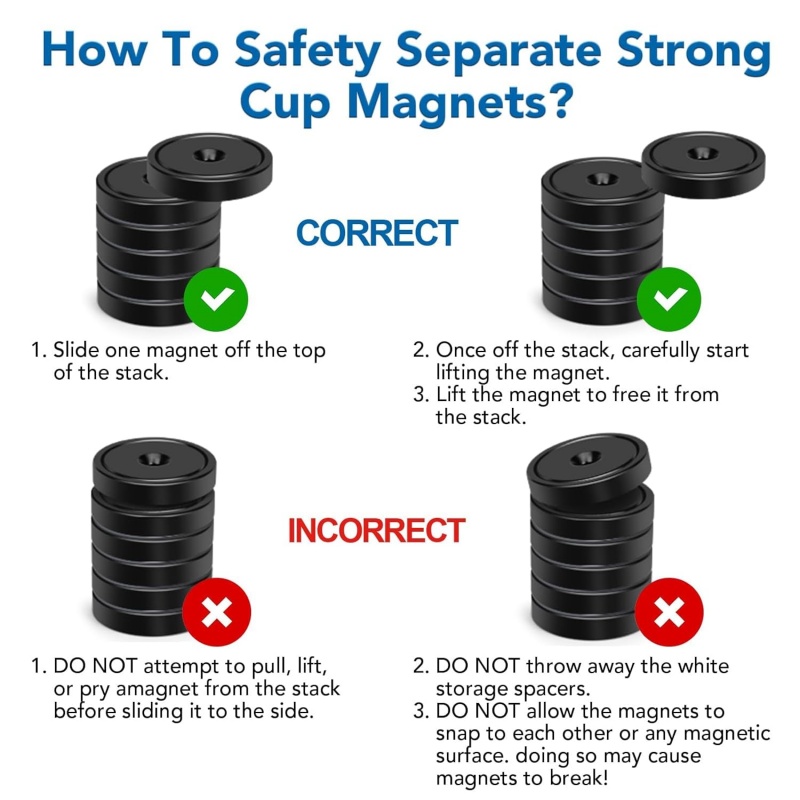 epoxy coating neodymium pot magnets