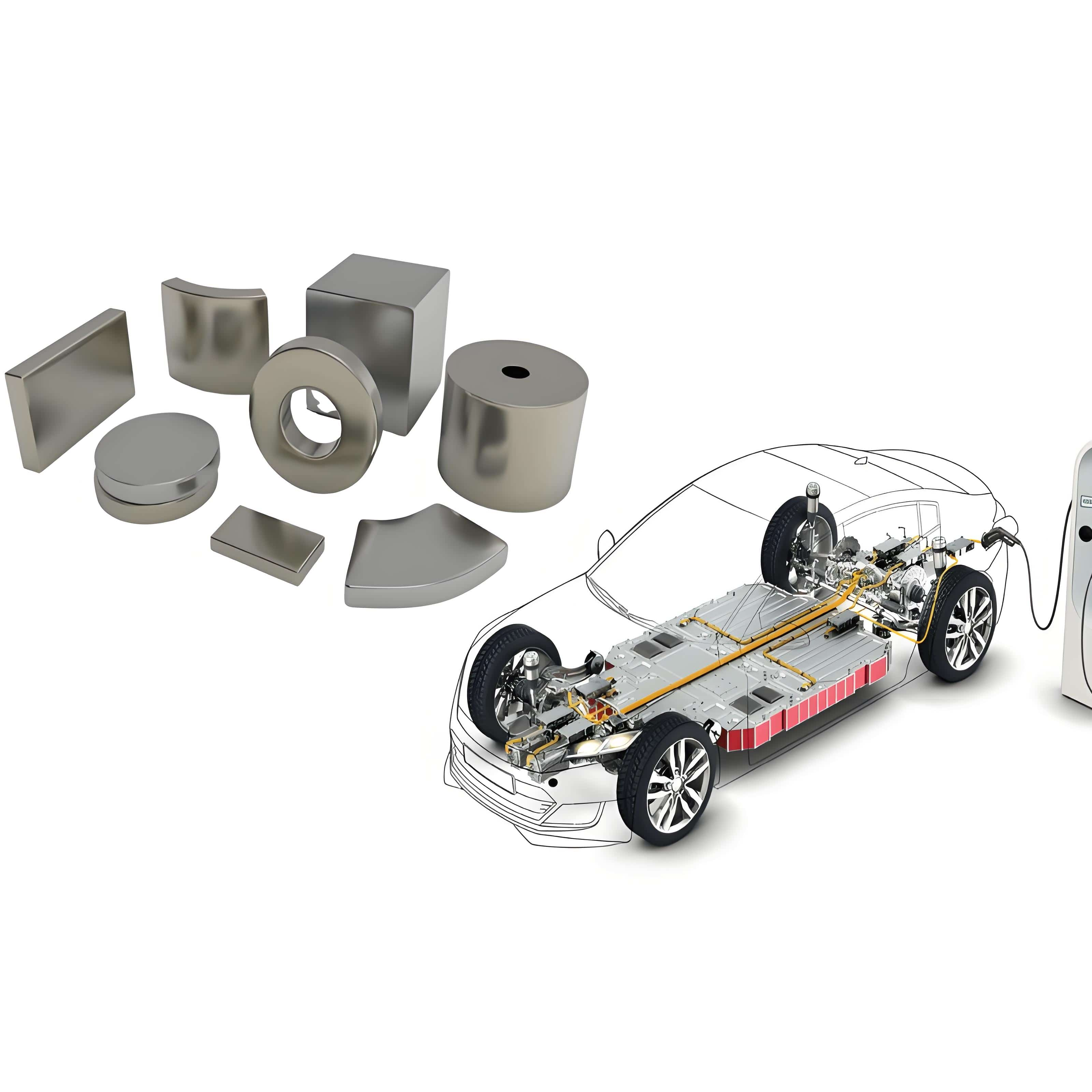 Custom Neodymium Magnets for Electric Vehicles