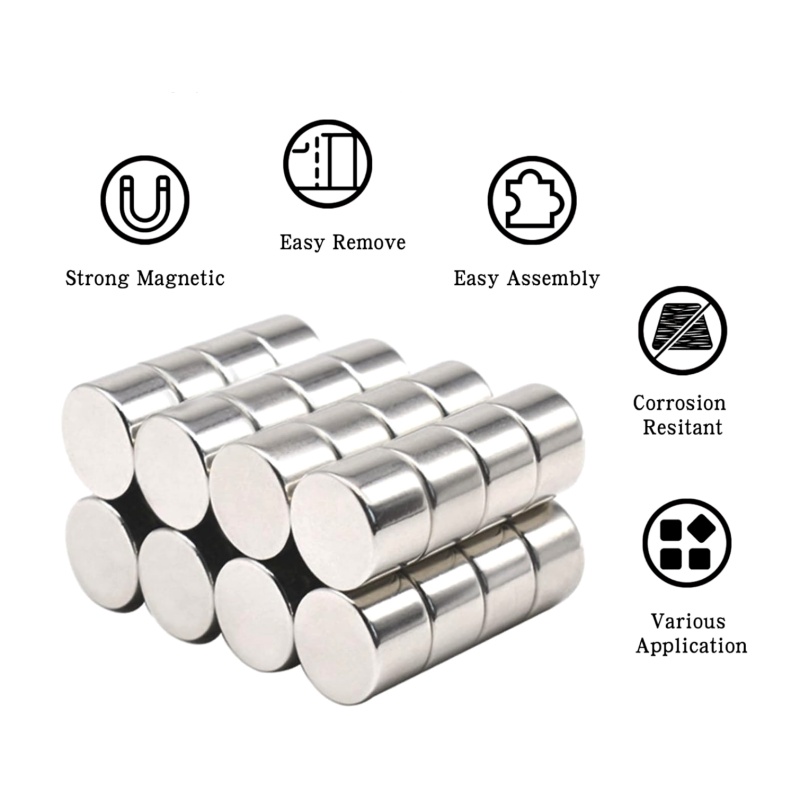 Powerful Round Rare Earth Axially Magnetized Magnets Factory