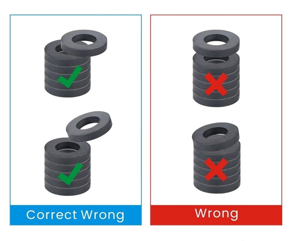 ferrite ring magnet with hole