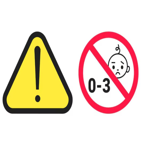 Safety labels and age warnings for Buckyballs
