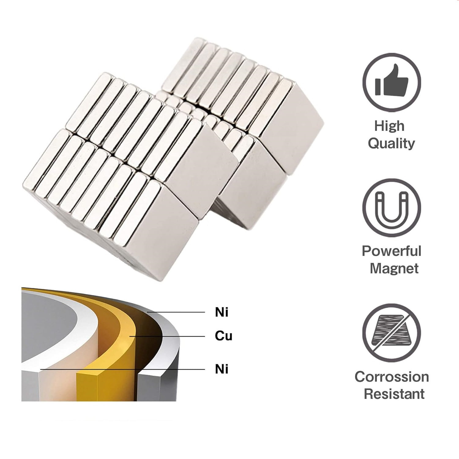 High quality strong nickel coated neodymium magnets