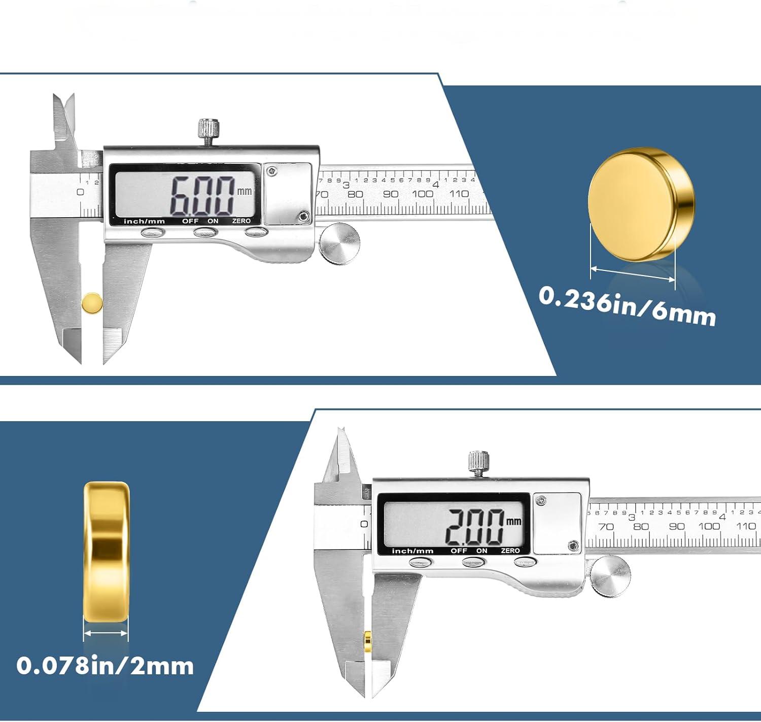 Premium Mini Neodymium Magnets With Golden Coating