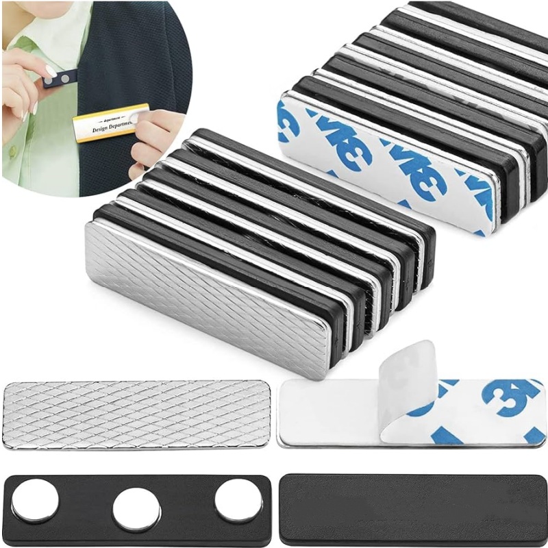 Neodymium Magnetic Name Badge with Adhesive
