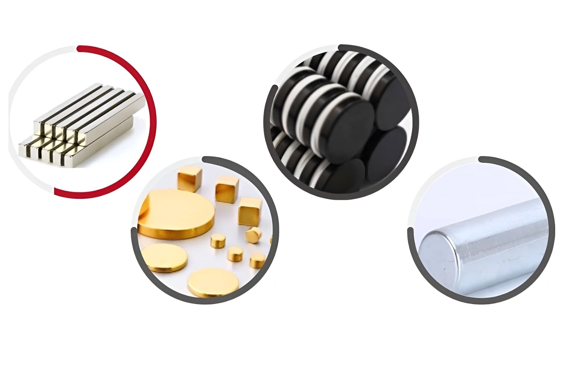 Nickel coated strong neodymium magnet dropship