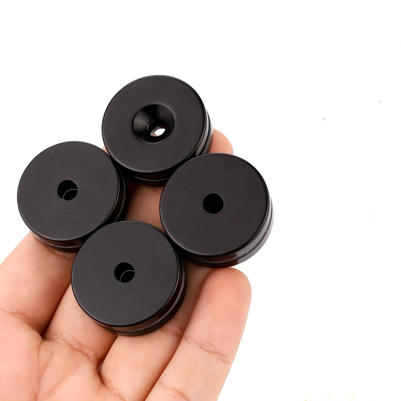 Black Epoxy Coated Permanent Neodymium Countersunk Hole Magnet Dropshipping