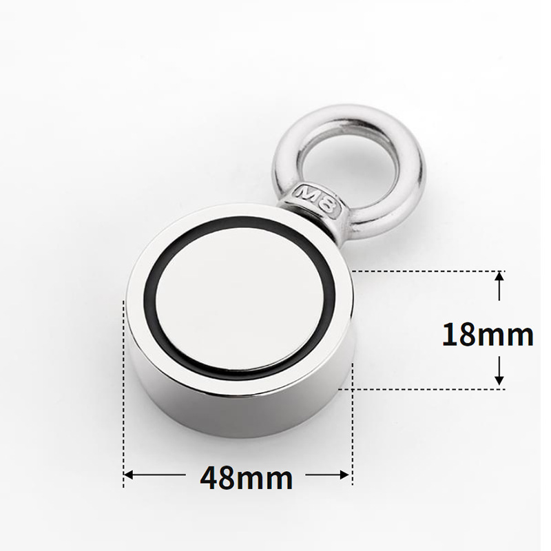 Dropshipping Pulling Force Double Sided NdFeB Fishing Magnets