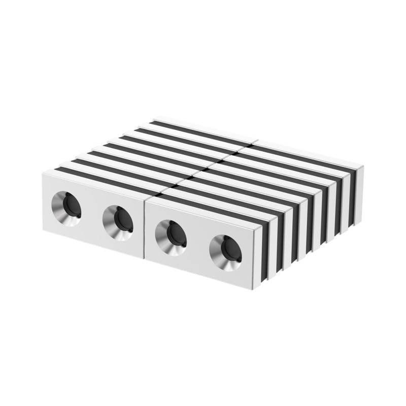 M6 Screw Countersunk Hole Ndfeb Block Magnet Dropshipping
