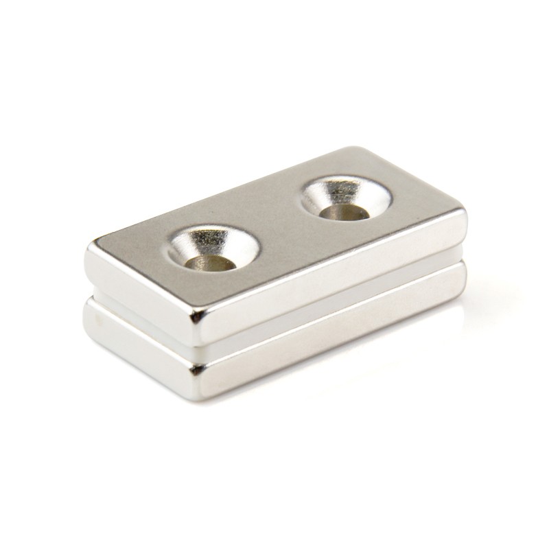 M6 Screw Countersunk Hole Ndfeb Block Magnet Dropshipping