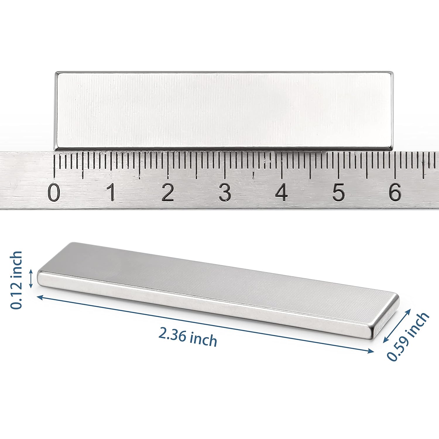 Industrial Dropship Rectangular Nickel Coated N52 Magnets
