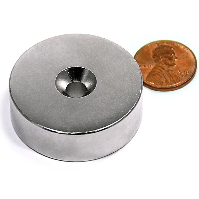 round neodymium magnets countersunk hole