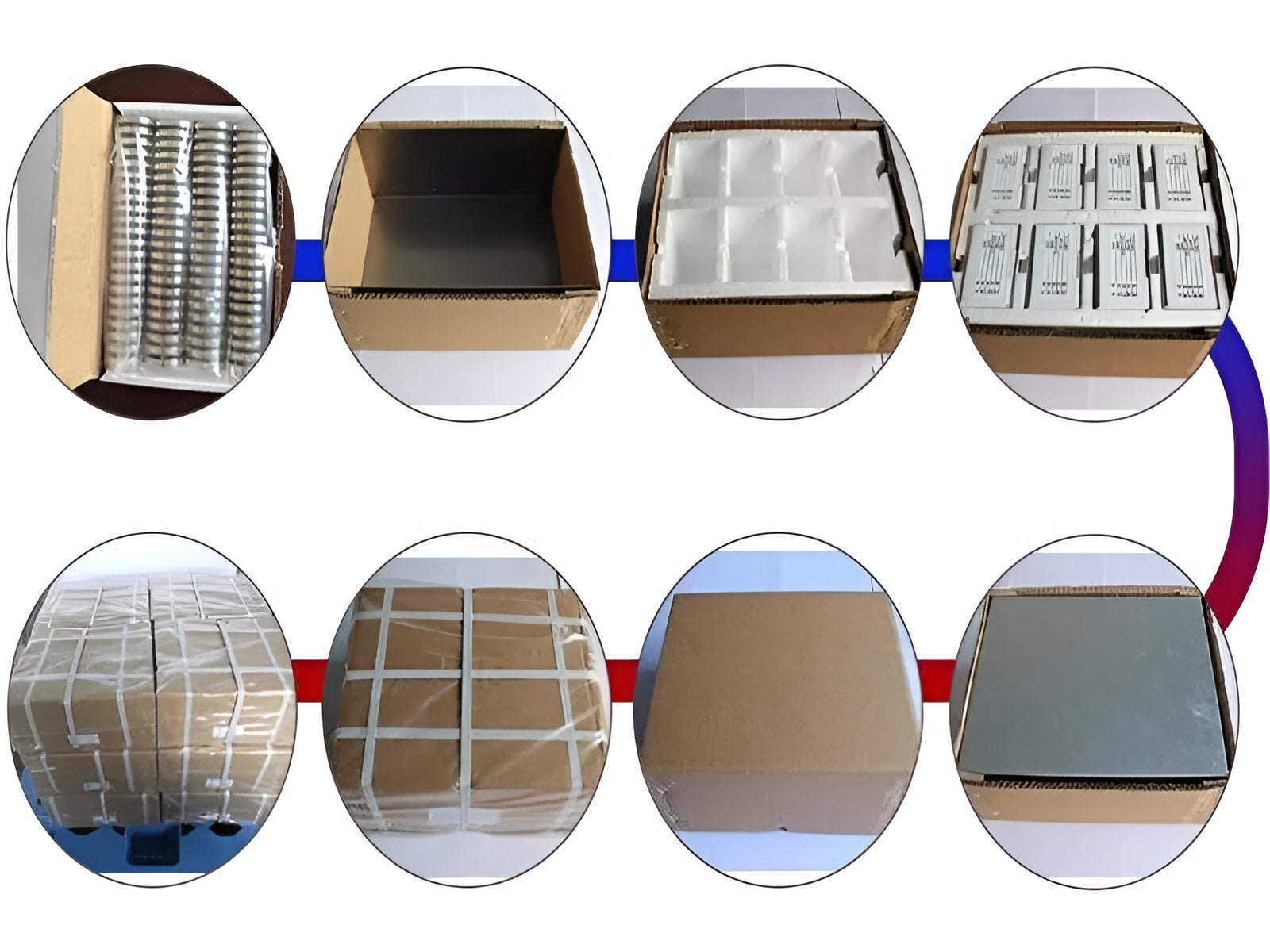 Standard export packaging for neodymium magnets