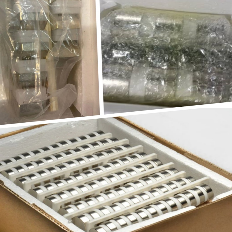 Standard packaging for large neodymium magnets