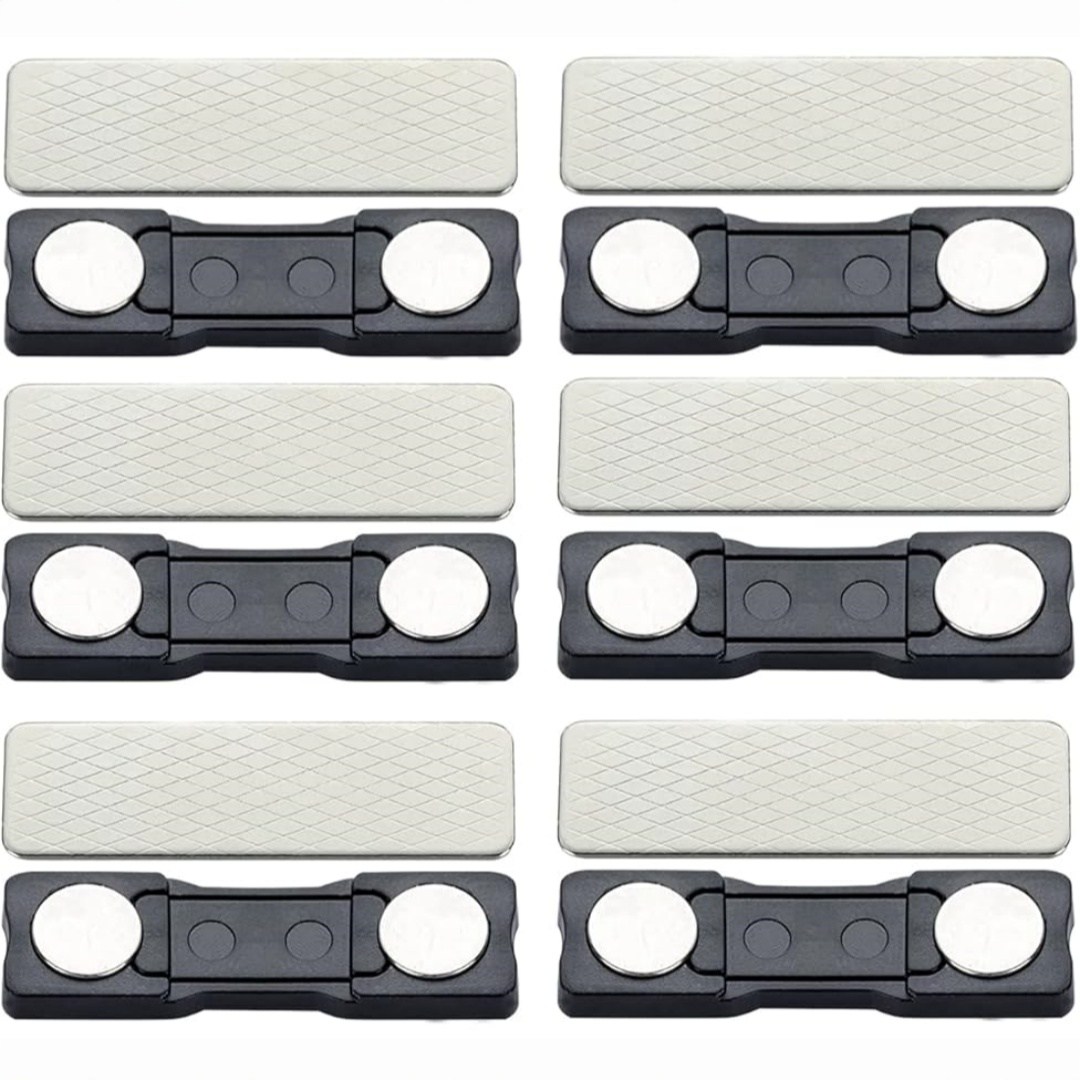 Magnetic 1.8''x0.5'' Name Tag Magnet With 3M Adhesive