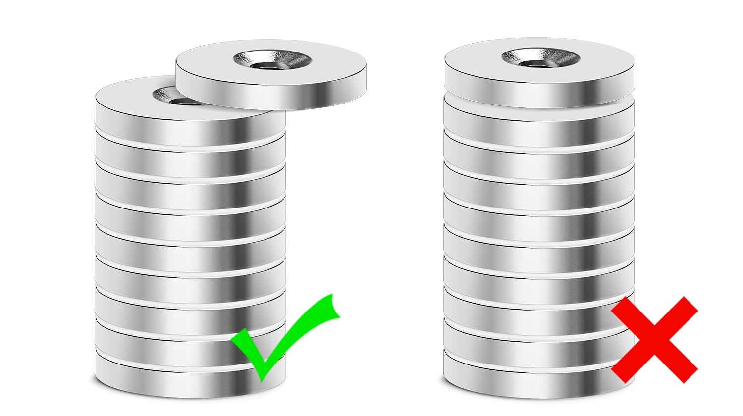 Countersunk rare earth magnets Countersunk rare earth magnets