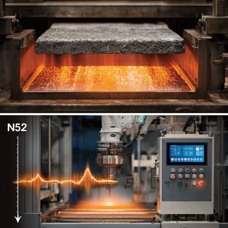 High temperature resistant neo magnets