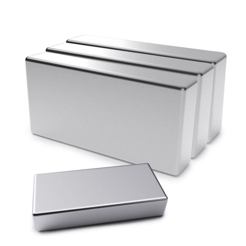 Big Size Rare Earth Rectangular Industrial Magnets N52