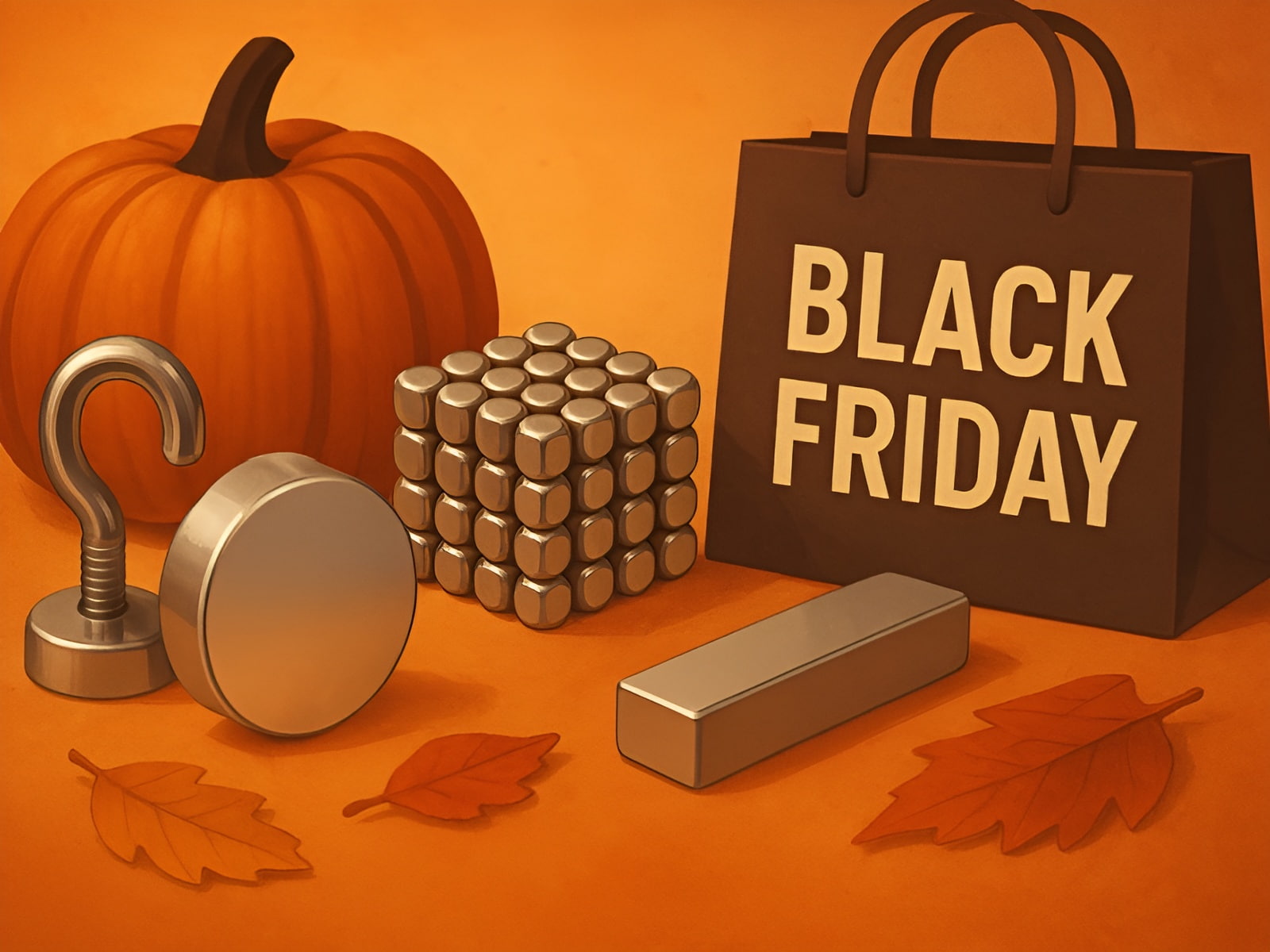 On stock neodymium magnets and hooks