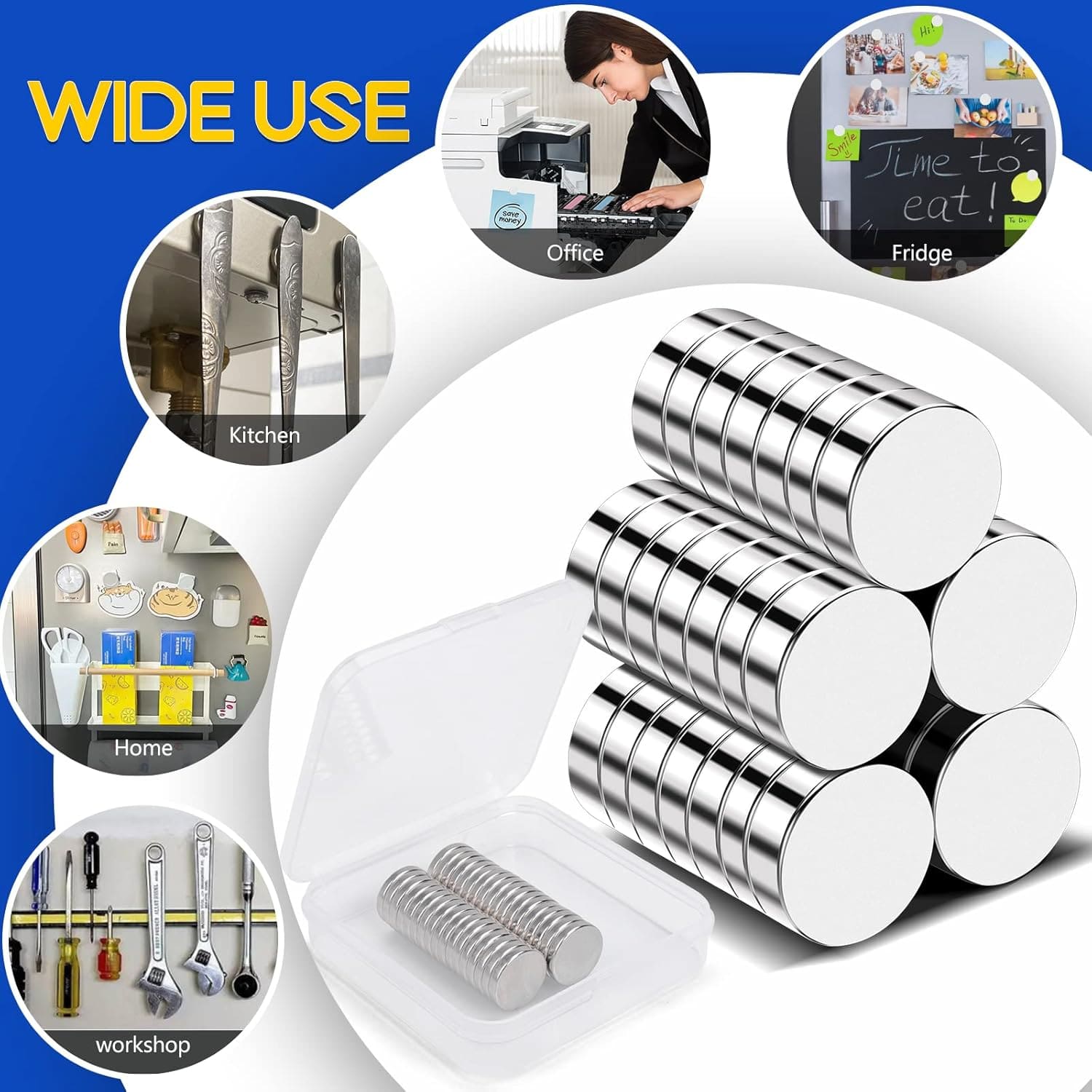 high pulling force disc nickel magnet