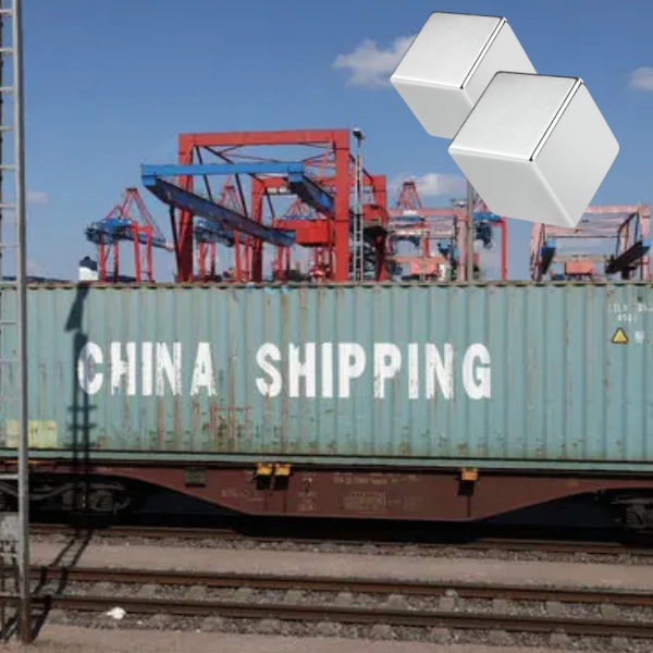 DDP neodymium magnets rail shipping