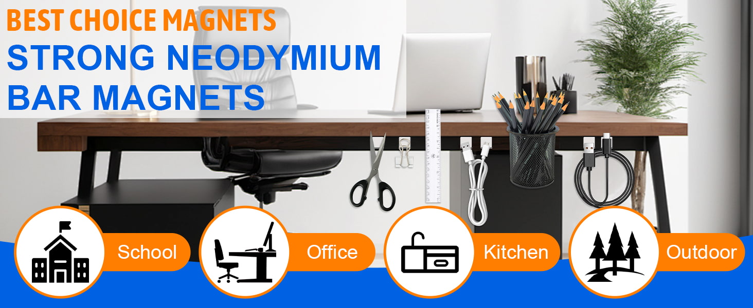 Office used nickel coated block magnet Office used nickel coated block magnet