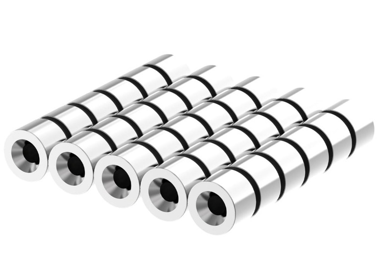 Double M4 Countersunk Hole Powerful Rare Earth Ring Magnets