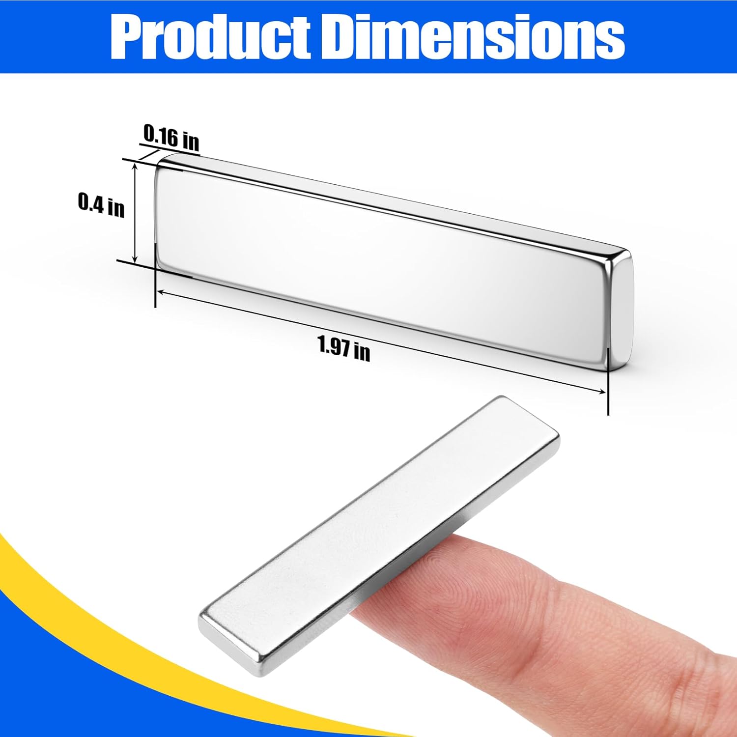 Heavy Duty Flat Square Neodymium Magnets Wholesale
