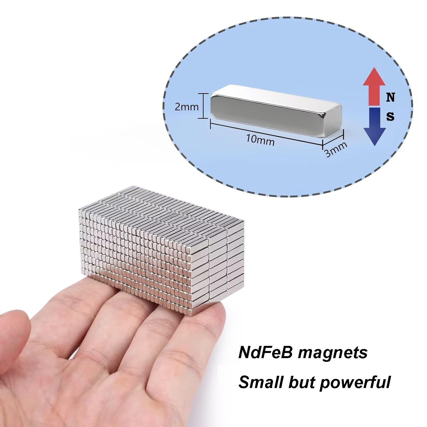 Office DIY Rectangular Powerful Bar Magnet Dropshipping