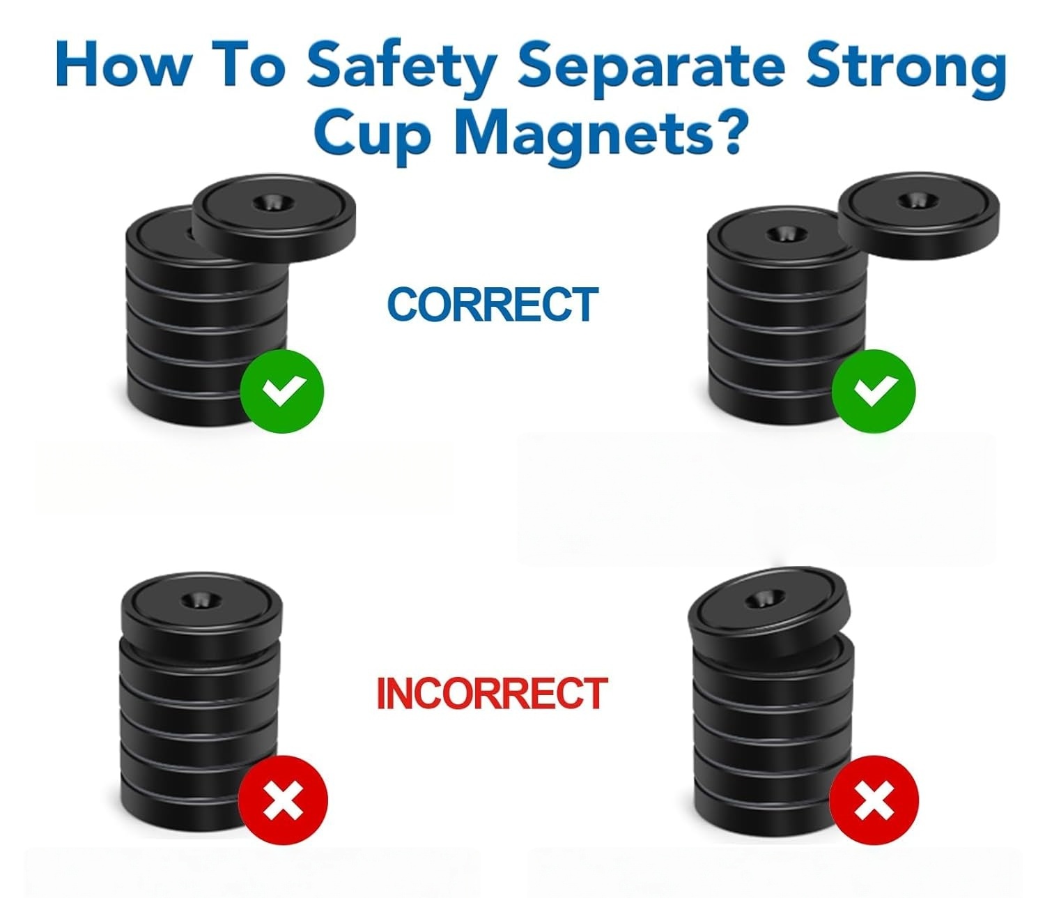 high pulling force waterproof mounting magnet