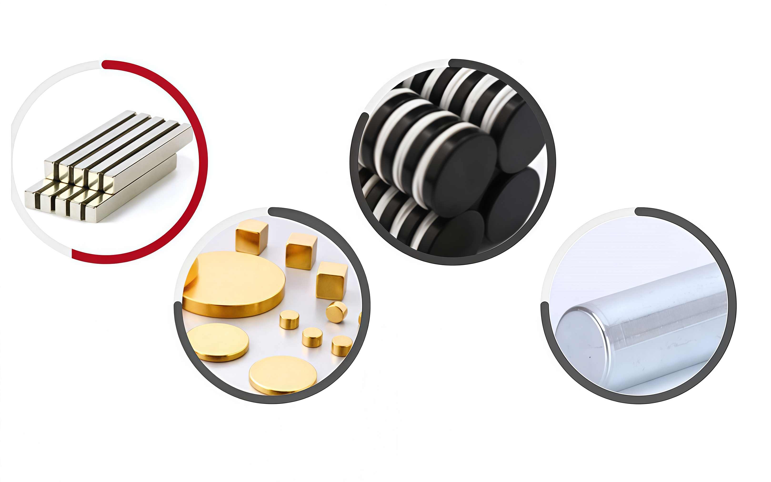 High Quality Round Black Magnets 5x1mm