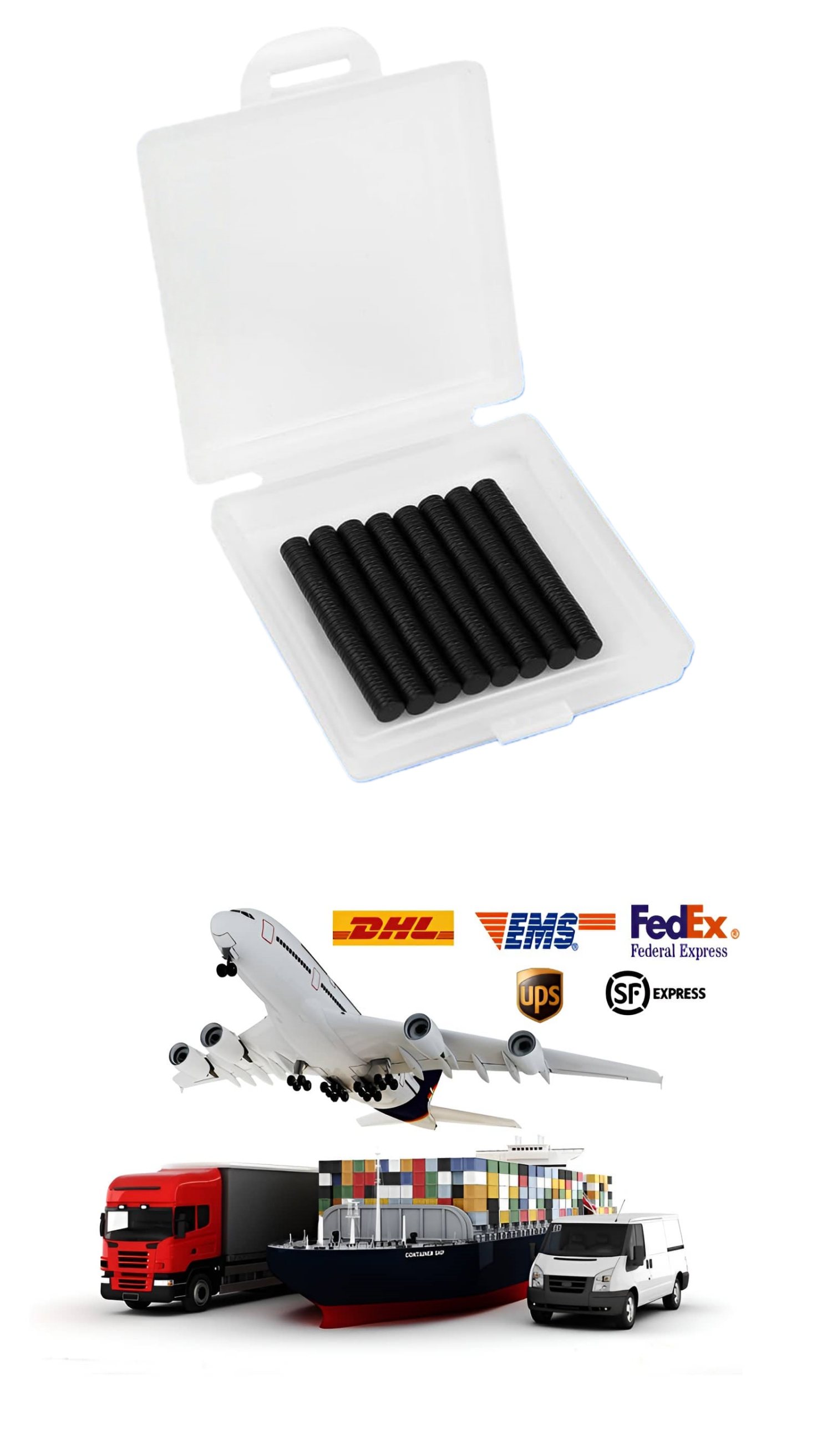 Waterproof black NdFeB disk magnets