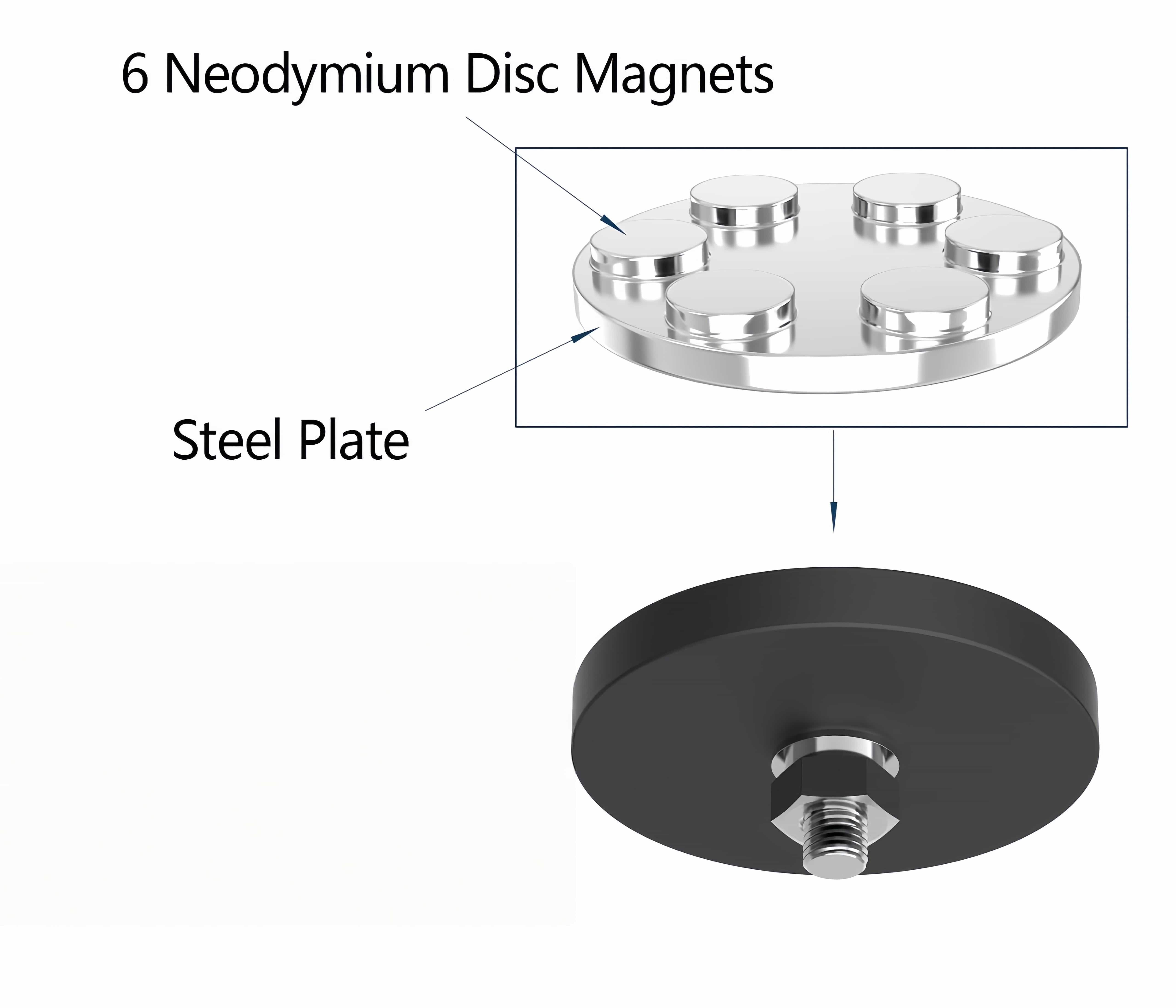 rubber coated pot magnet manufacturer