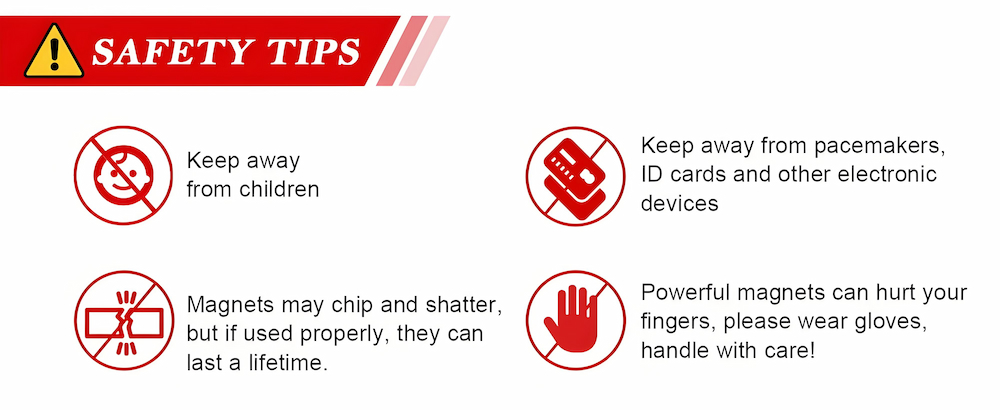 grade 10 large ceramic round magnets